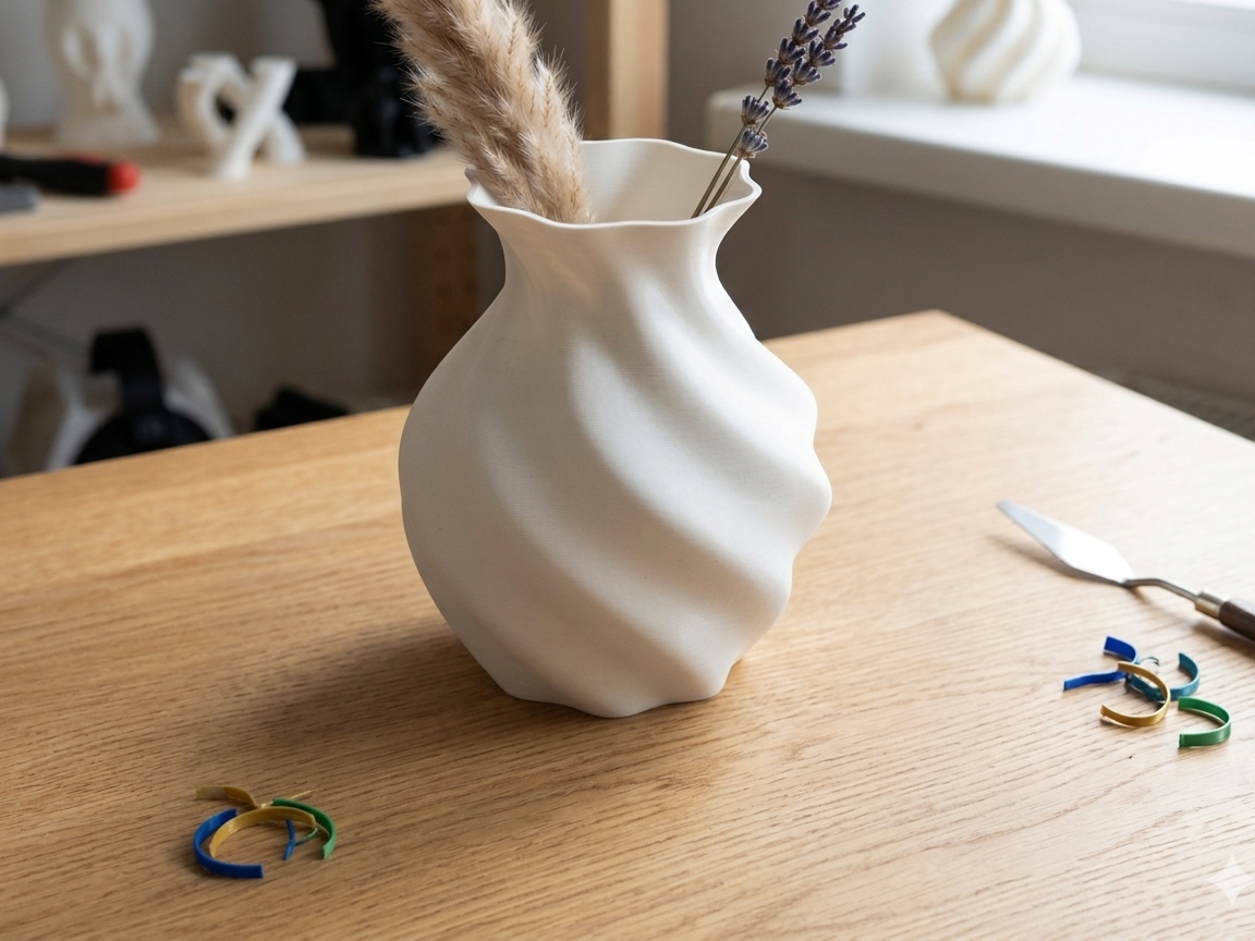 Organic Spiral Vase