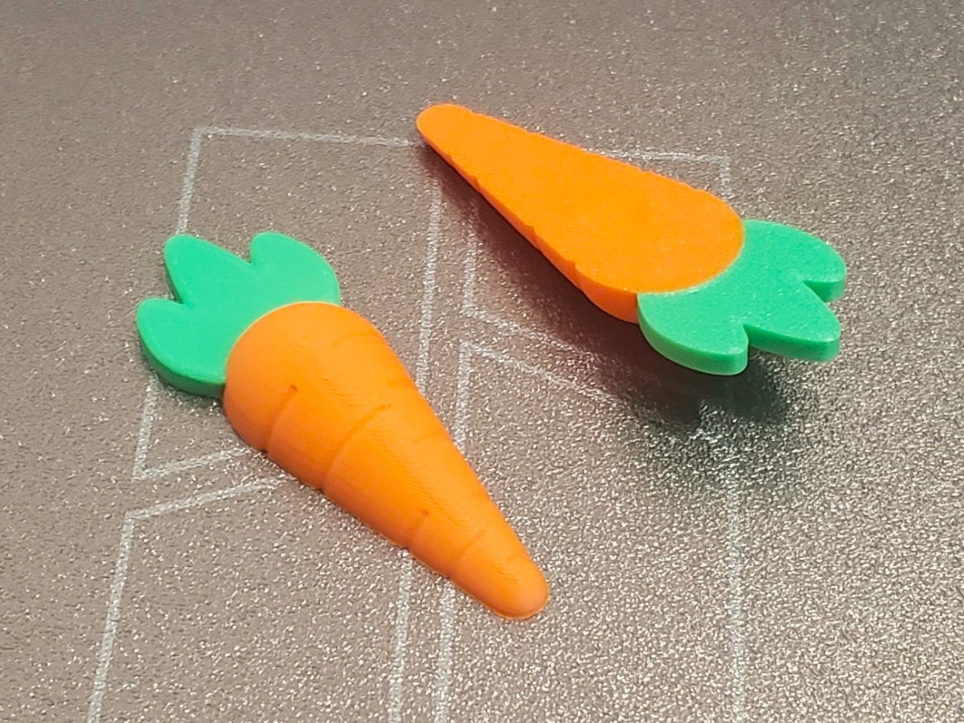Carrot fridge magnet