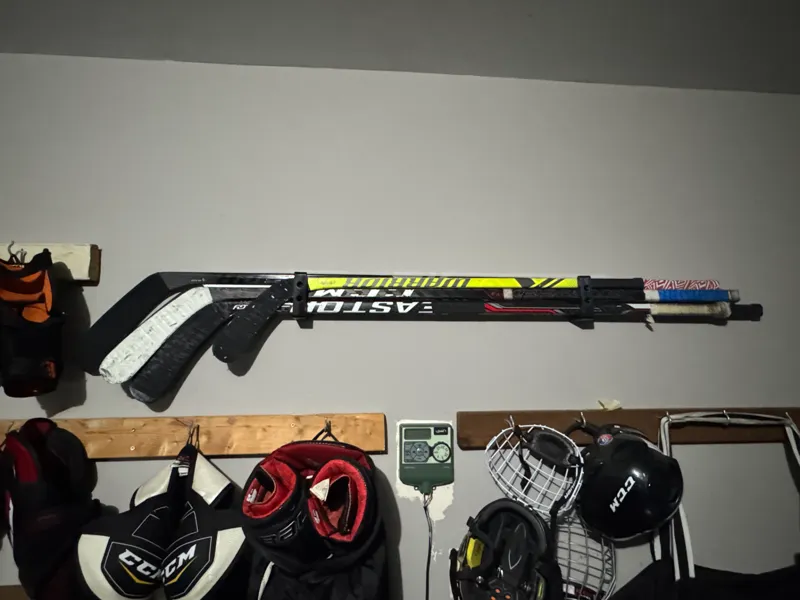 Hockey Stick Storage Hooks
