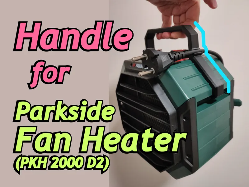 Handle for Parkside Fan Heater (PKH 2000 D2)