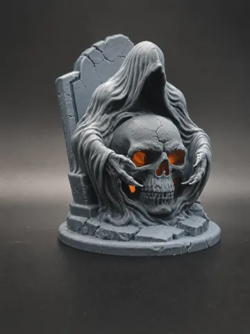 Accesorio de iluminación decorativa: Grim Reaper Skull Halloween Lantern — vista de referencia 5