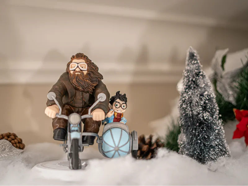 Harry Potter and Hagrid Motorbike Colored