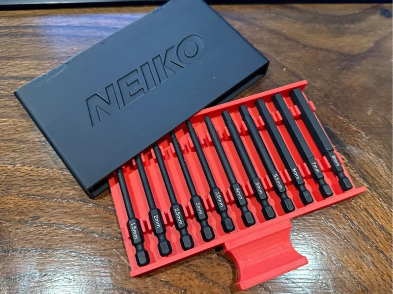 NEIKO Hex Allen Bit Set Holder