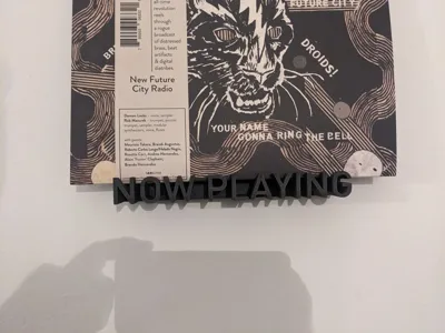 Now Playing vinyl holder