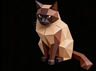 Gatto Lowpoly (Birillo)