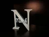Letter N + Name - 100mm