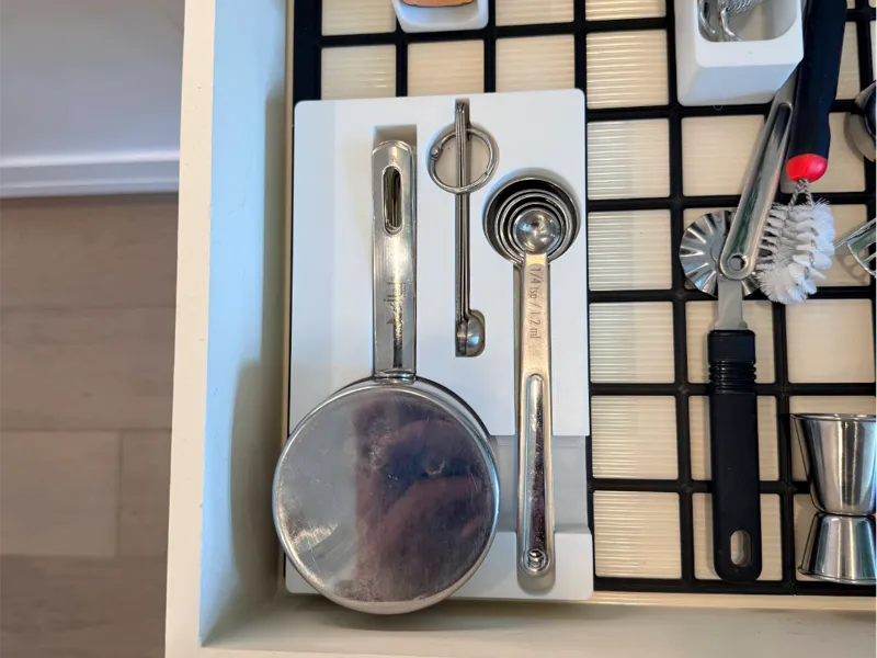 Gridfinity Bin for Measuring Cups and Spoons-3x5