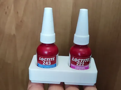 Loctite glue gridfinity holder