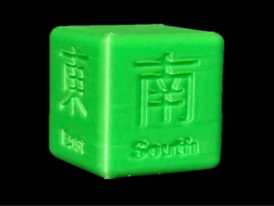 Mahjong Wind Indicator Die