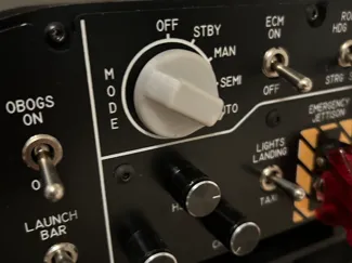Cockpit Knob for 5-way Switch