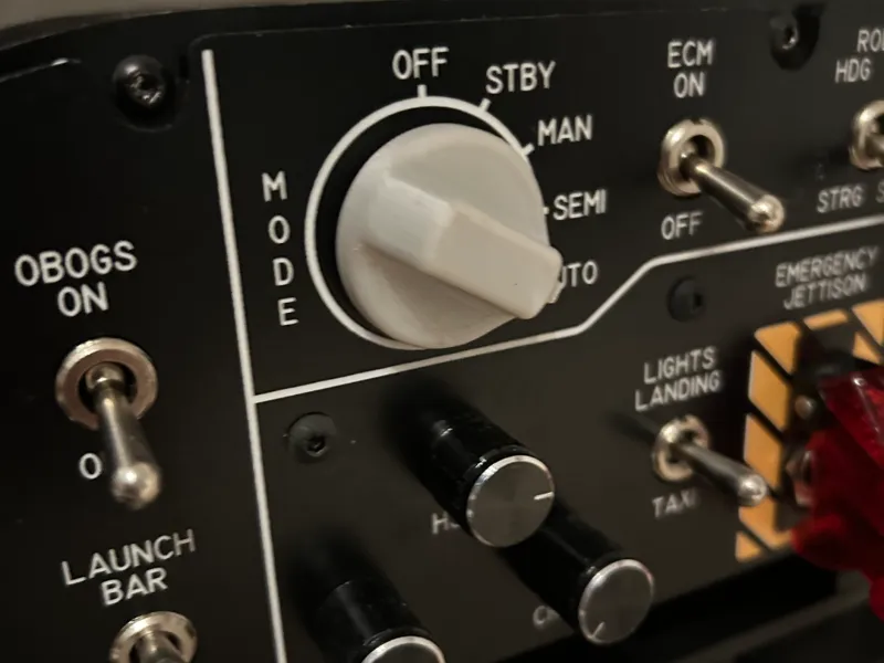 Cockpit Knob for 5-way Switch