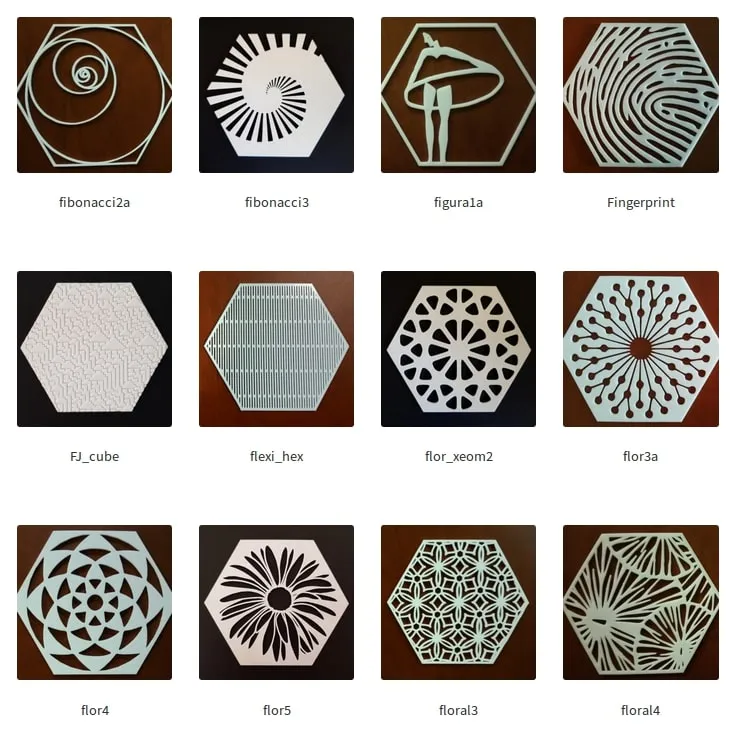 Hexa mural 10 - Free 3D Print Model - MakerWorld
