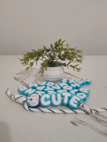 Llavero: Cute Chunky Alphabet Letter Charms — vista de referencia 2