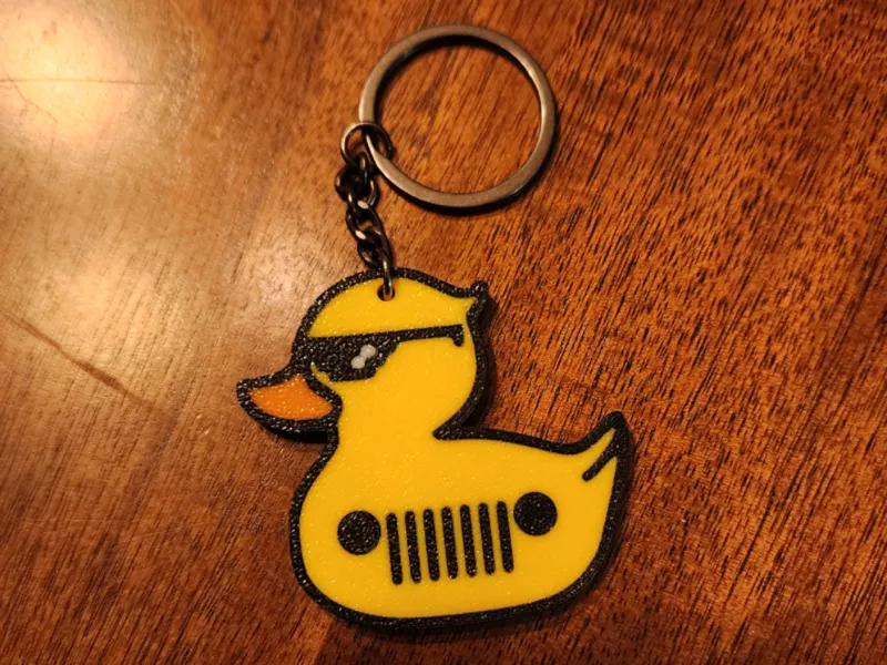 Jeep Duck Shades Keychain