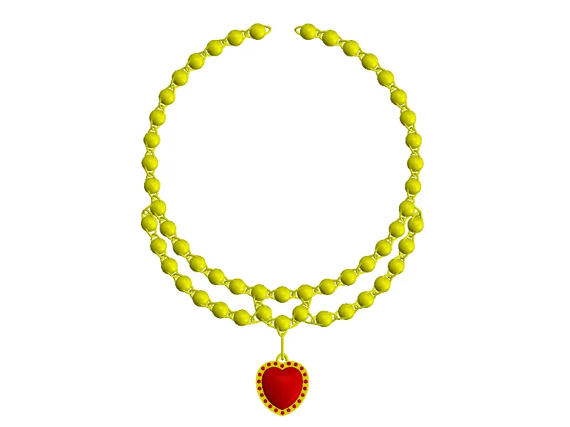 Heart shaped necklace