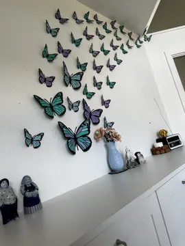 Cuadro decorativo en 3D: Butterfly Flight – 3D Wall Art — vista de referencia 5
