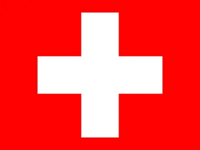 Flexible Swiss flag fidget