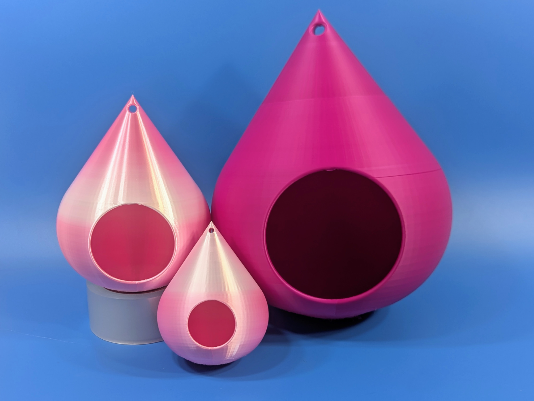 Hanging Cocoon Style Reptile Hide Bird House