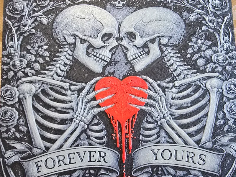 Forever Yours Skeleton Hueforge