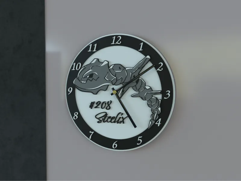 Steelix Stahlos Pokemon Uhr