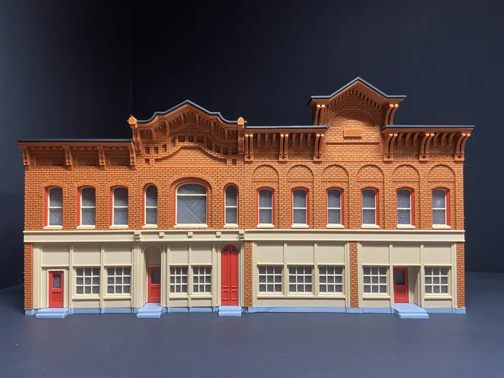 The Joyce Buildings 1865, HO Scale - Free 3D Print Model - MakerWorld