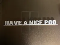 « Bon caca » - décoration de porte — photo 2