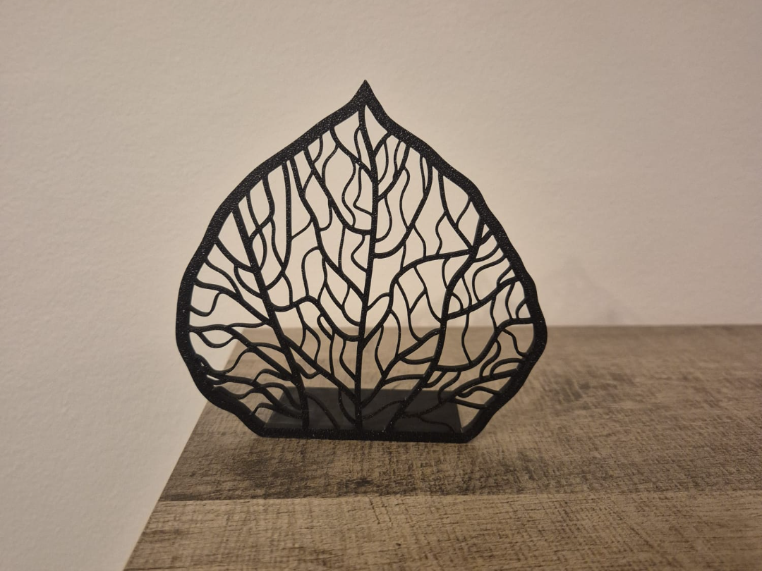 Leaf bookend - one piece