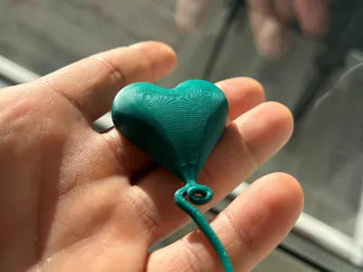 Floating Heart Balloon Magnet Remix