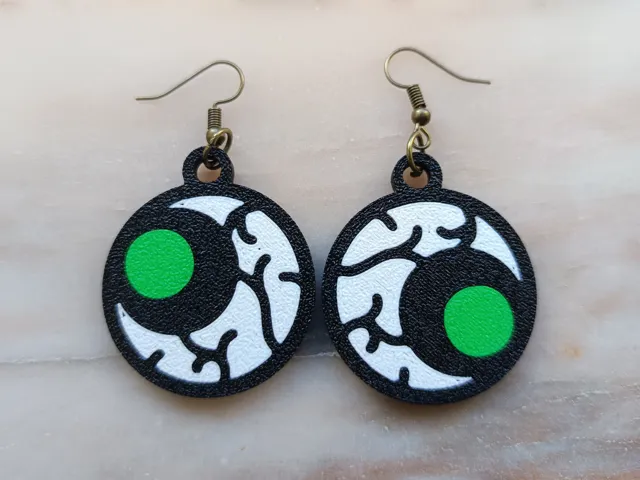 Eyeball Halloween Earrings