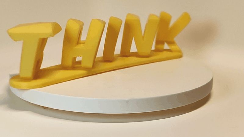 Think Bold - Dual Letter Illusion