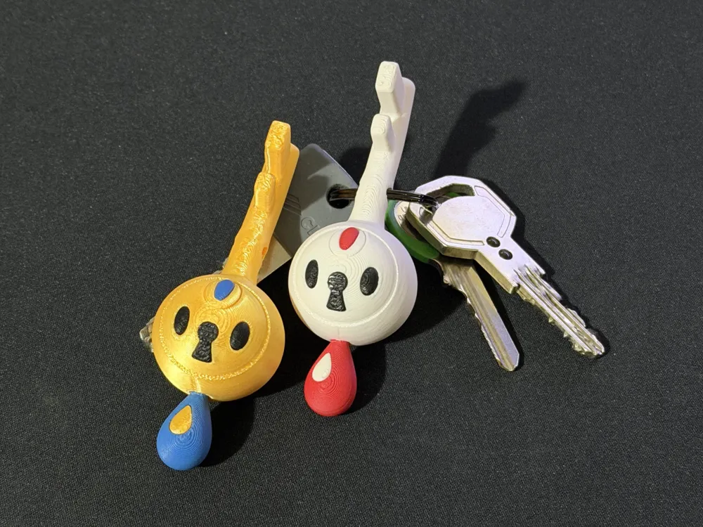 Klefki Keychain NO AMS - Free 3D Print Model - MakerWorld
