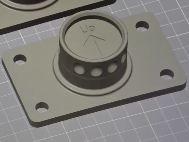 Moza wheel wall adapter - 4 hole horizontal