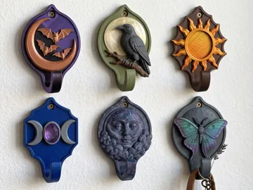Adorno temático: Mystical Celestial Wall Hooks — vista de referencia 2