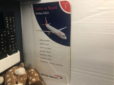 Plane card holder