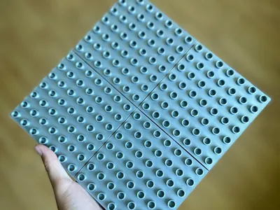 LEG.O DUPLO BUILDING PLATE, WITH CONECTORS!