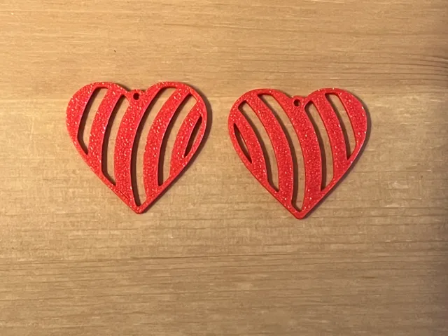 heart earrings