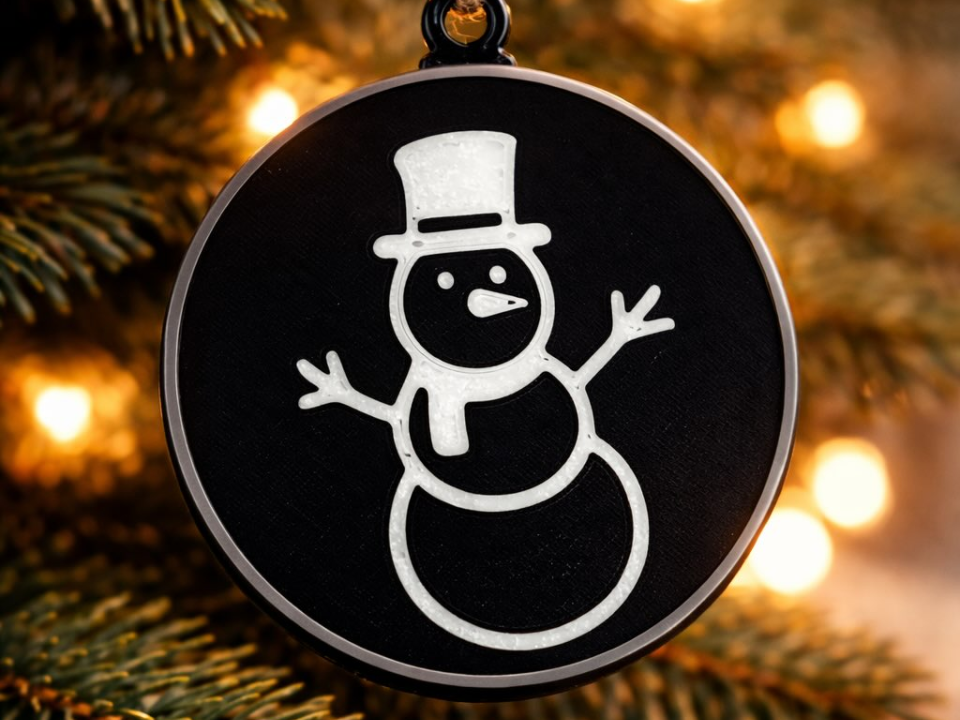 Frosty the Snowman – Ornament & Backpack Charm