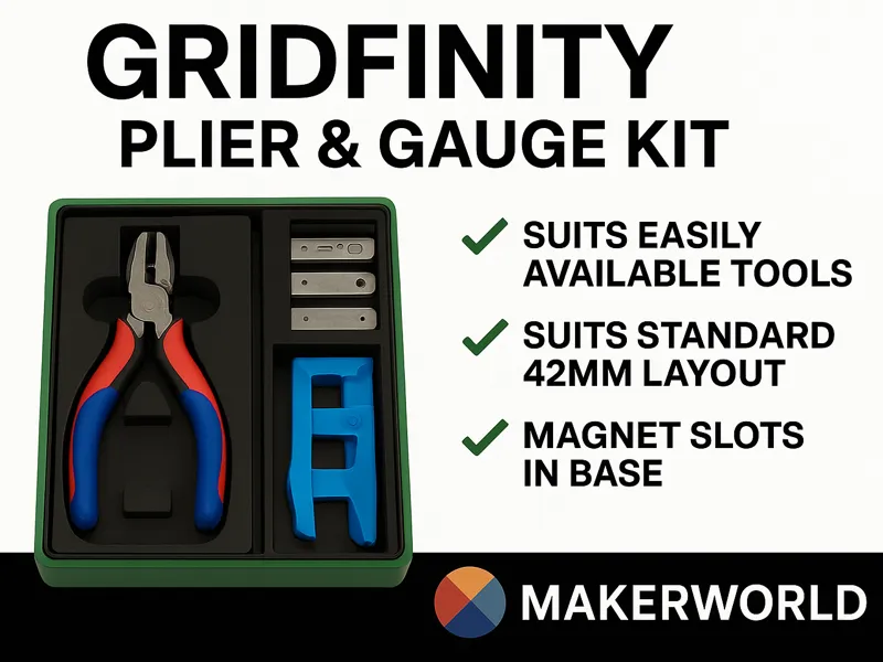 Gridfinity Set - Pliers & Gauges