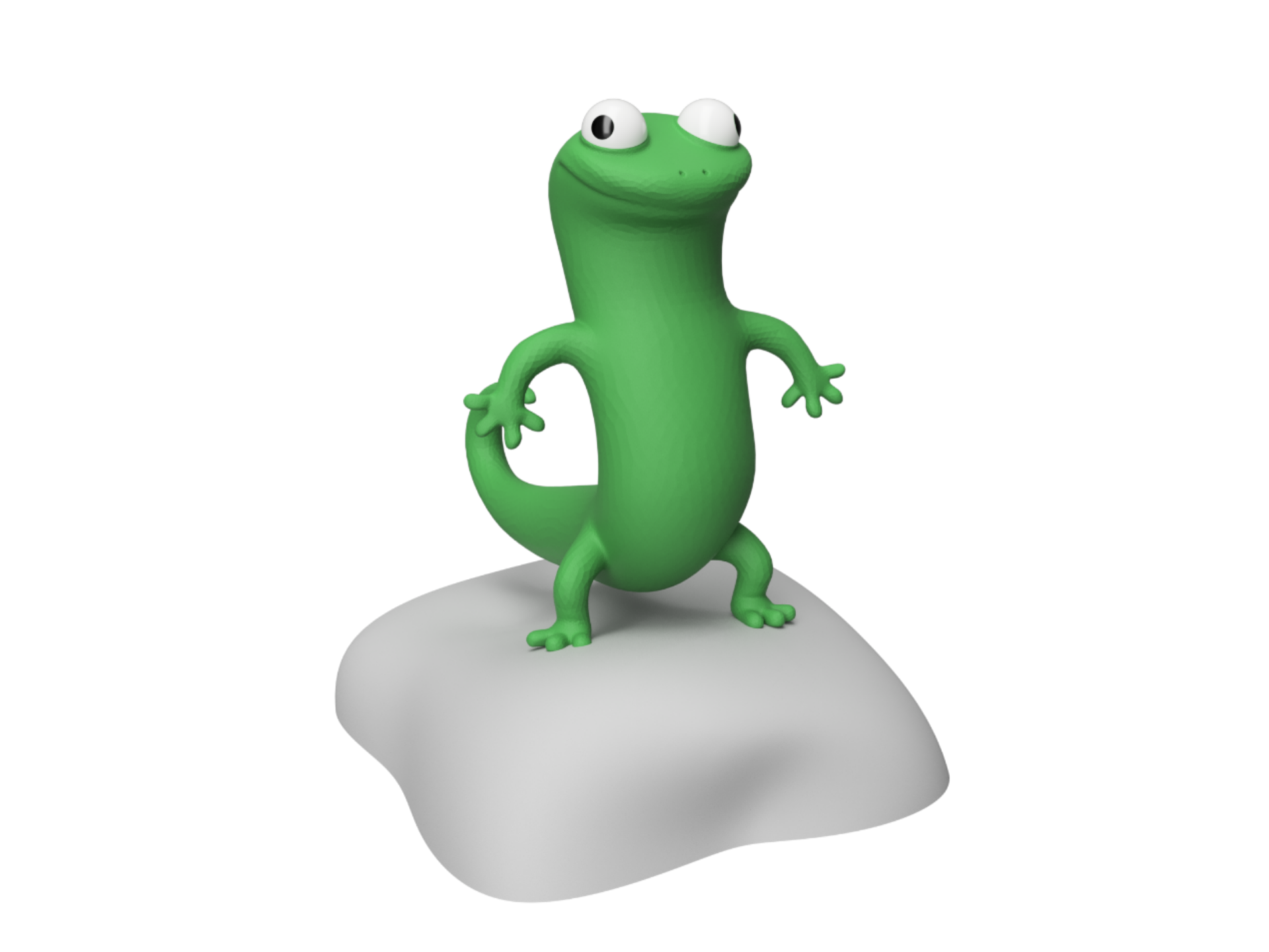 Hoppers Lizard. Cute Cartoon Lizard no AMS !!!