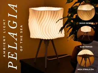 Pelagia Organic Wave Lamp