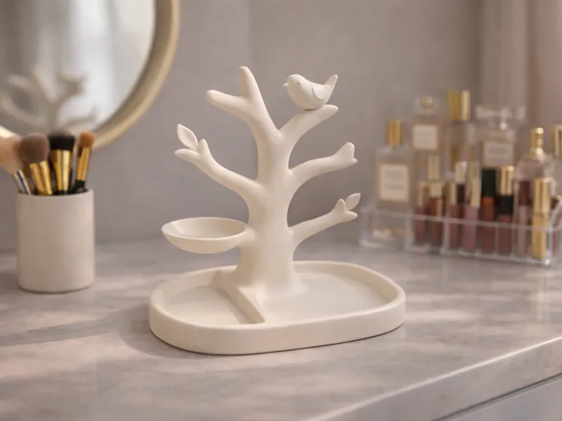 Jewelry Tree with Bird