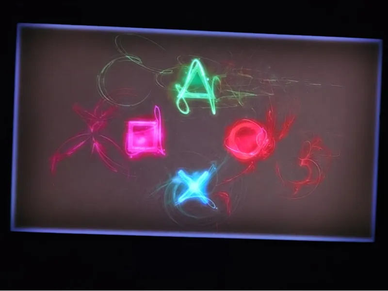 Sony Playstation (PSN) symbols with tail Litophane