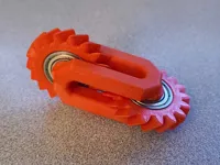 Fidget engrenage hélicoïdal à roulement — photo 2