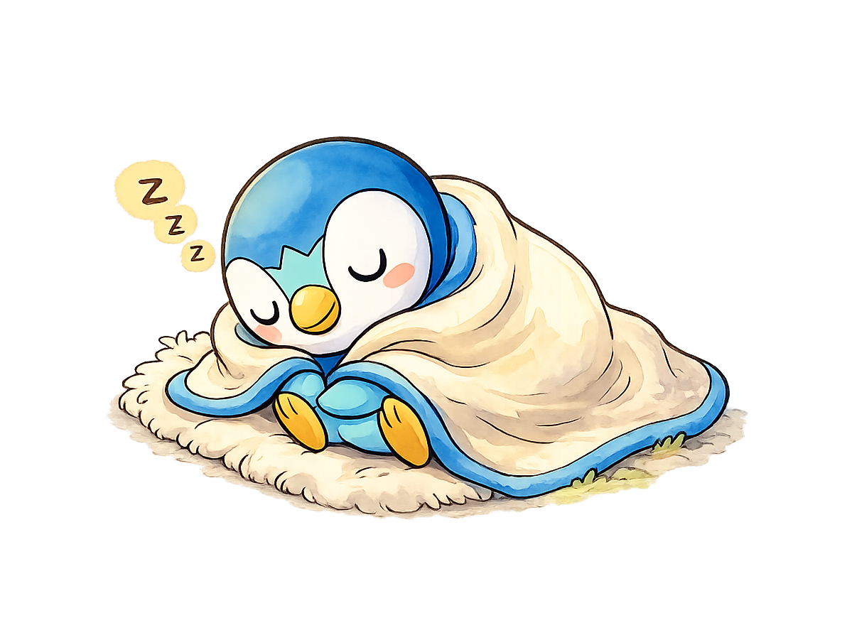 Sleeping Piplup