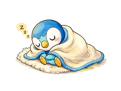 Sleeping Piplup