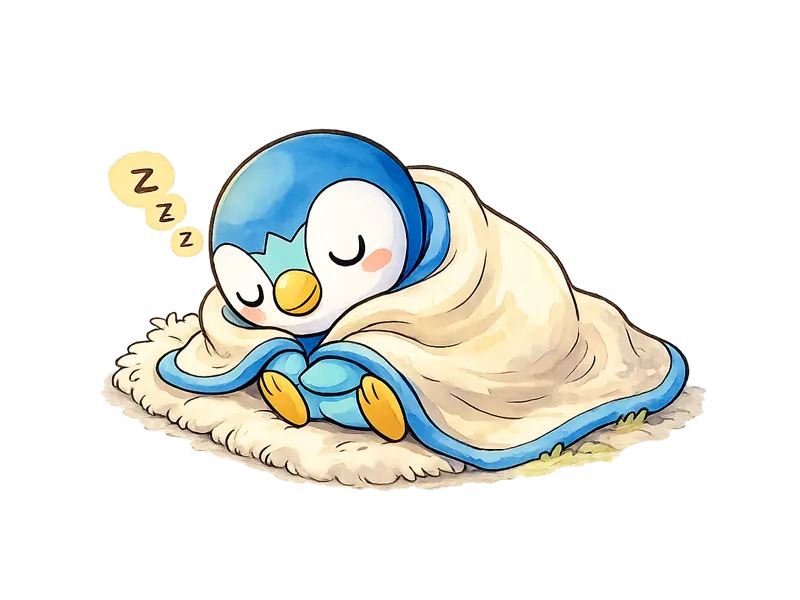 Sleeping Piplup