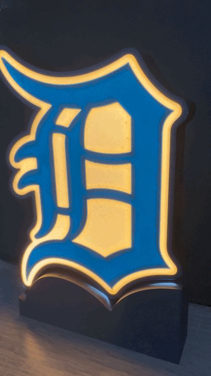 Detroit LED Lamp (Light Box)