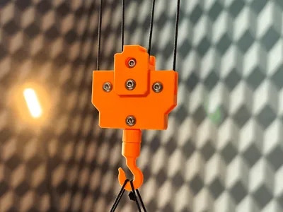 1:29 Scale Tower Crane – Hook Block