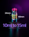 10ml to 15ml - 4 slots or 7 slots