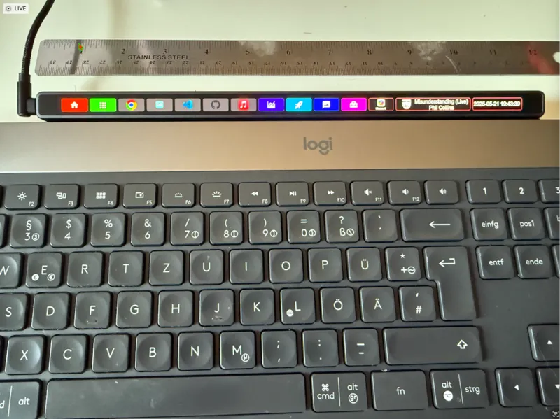 Flexbar stand to fit to Logitech Craft keyboard